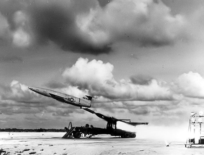 Tir d'un XB-61 Matador, le 18 Juillet 1951