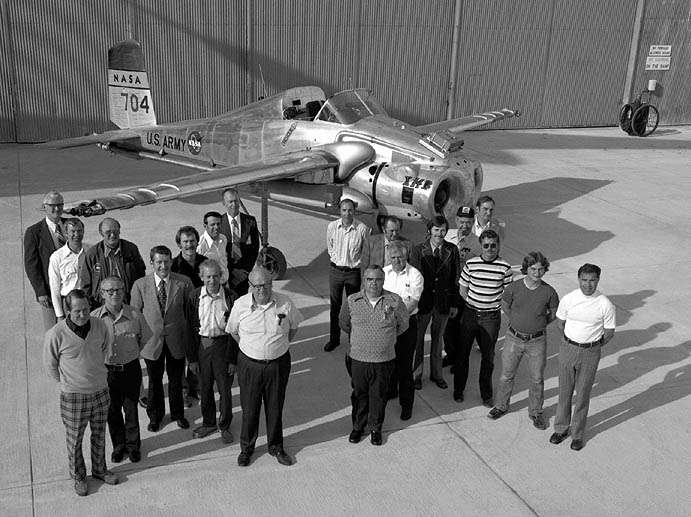 L'équipe d'Ames du X-14B