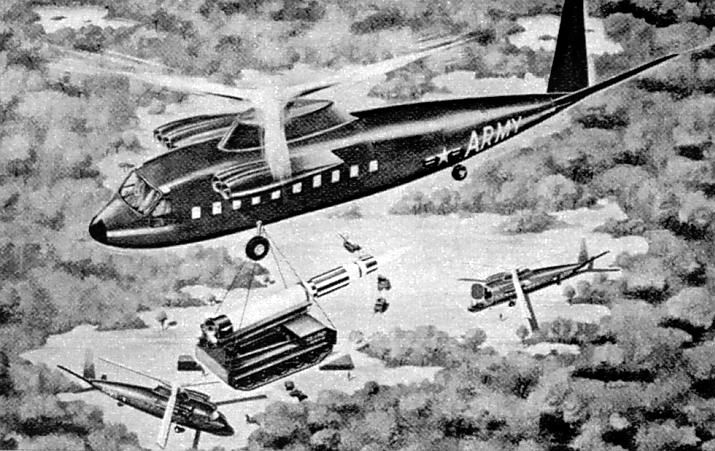 La grue volante proposée par Hughes